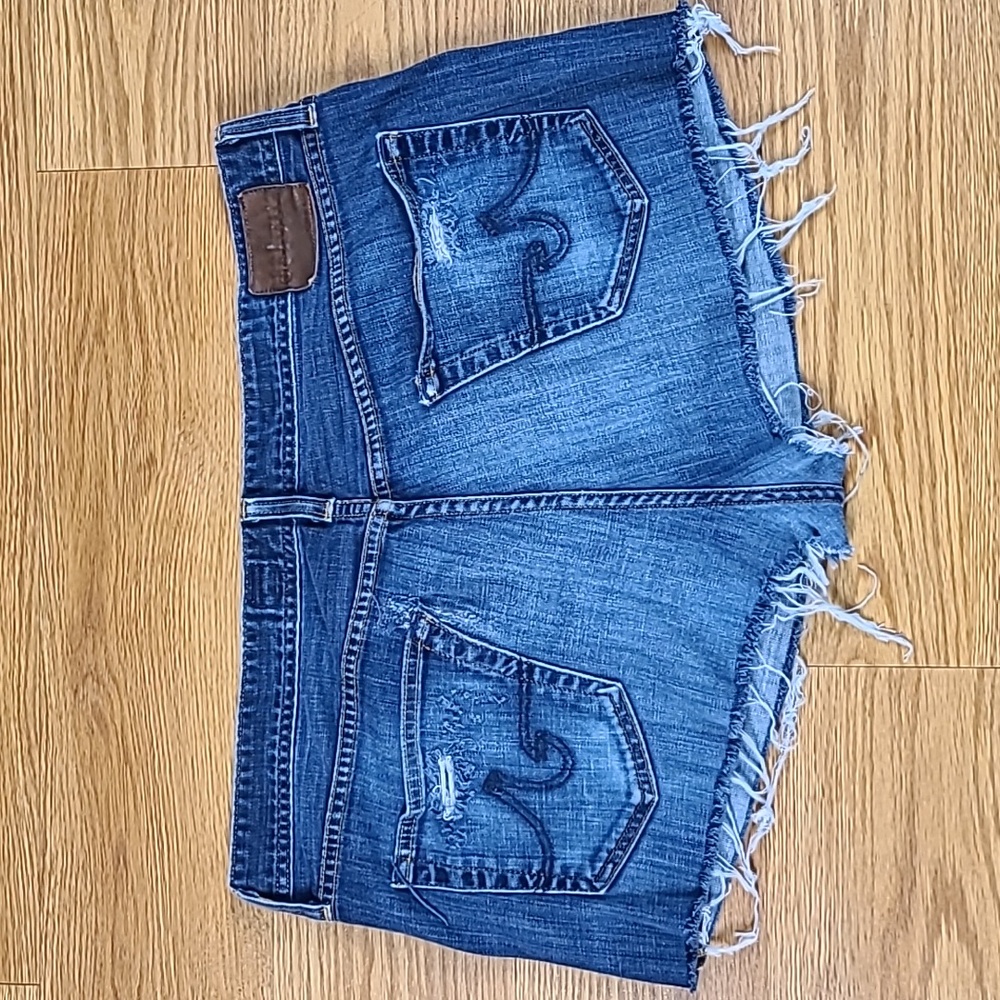 ADRIANO GOLDSCHMIED WOMEN 40x1.5 THE PROTÉGÉ VINTAGE CUTOFF FADED DENIM SHORTS